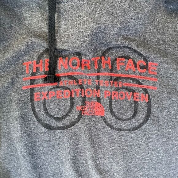 The North Face Gray Athlete Tested Expedition Proven Pullover Hoodie Size Large - Picture 2 of 8